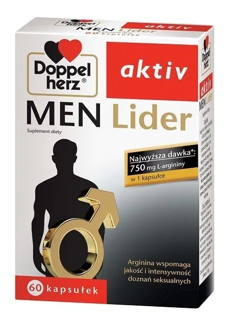 Doppelherz Aktiv Men Lider, Συμπλήρωμα διατροφής για σεξουαλικά ενεργούς άνδρες, Κάψουλες