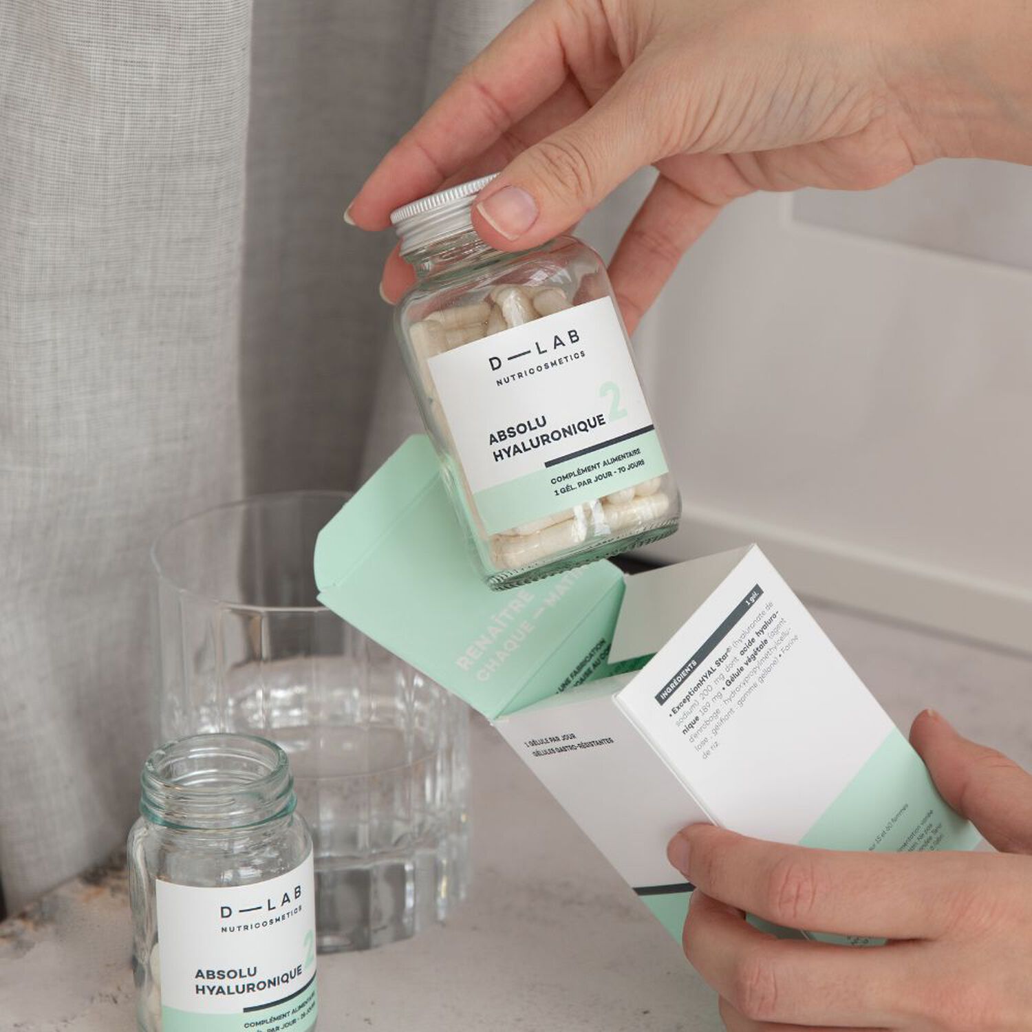 d-lab nutricosmetics Absolu Hyaluronique 2,5 mois Réhydratation profonde