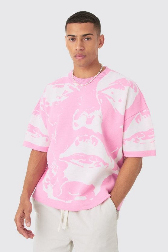 Oversize T-Shirt mit Print