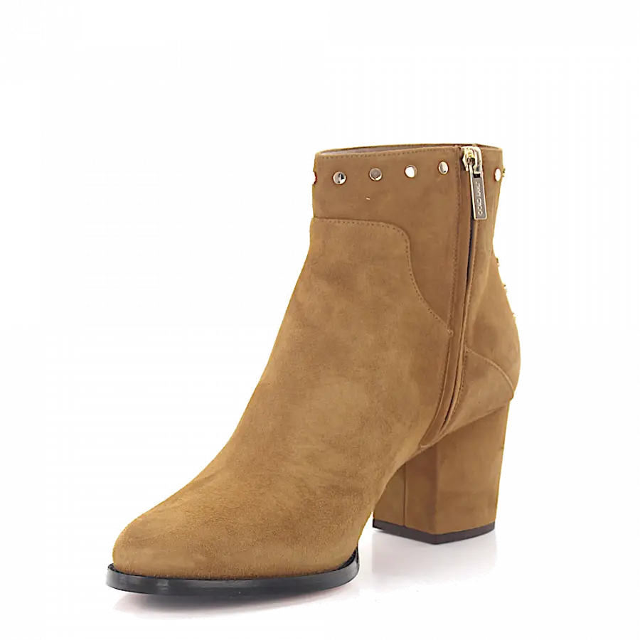 Jimmy Choo - Stiefeletten Veloursleder - beige