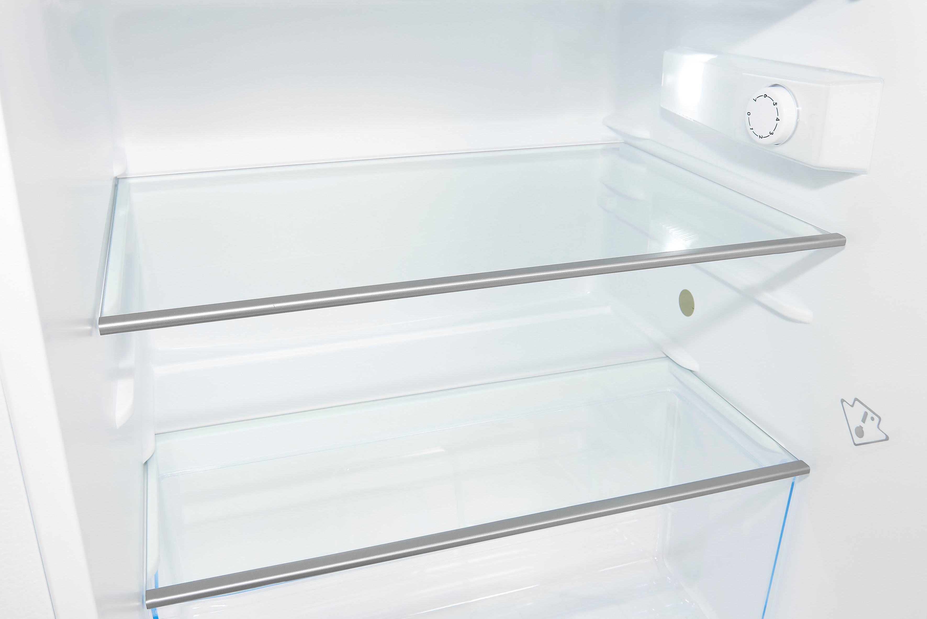 exquisit Kühlschrank KS16-4-H-010D weiss, 85 cm hoch, 56 cm breit