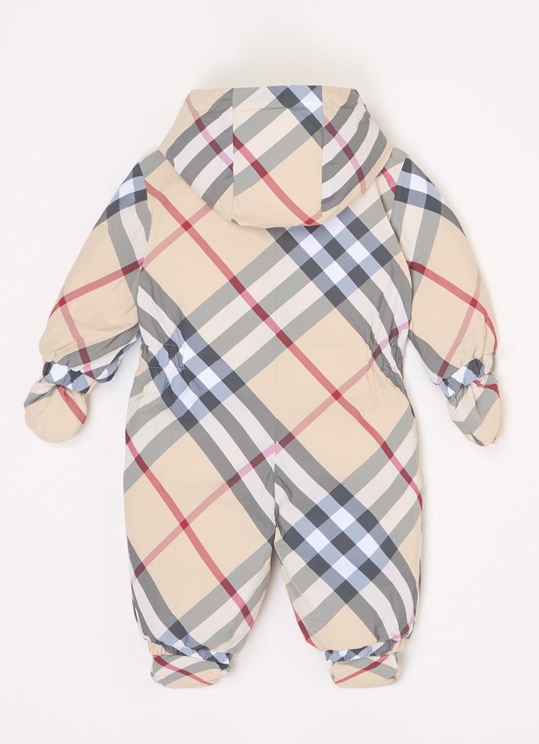 Burberry stepēts bērnu kostīms ar dūnu pildījumu