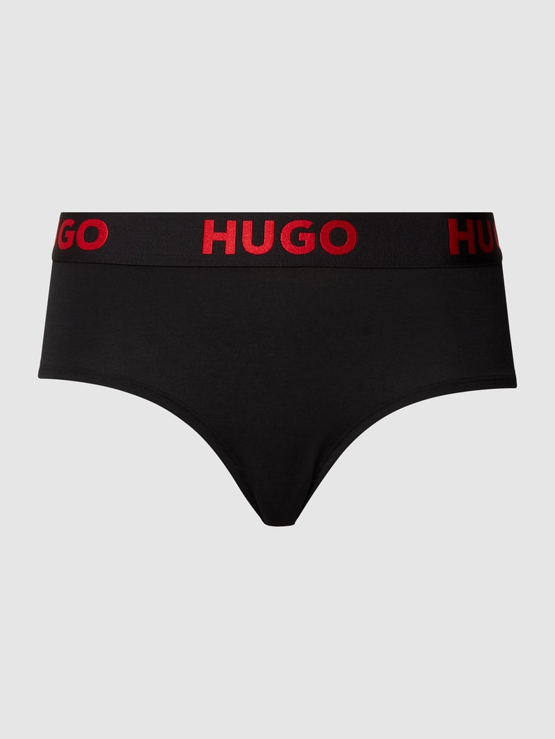 Slip mit Label-Patch Modell 'Hipster Red Label' in schwarz