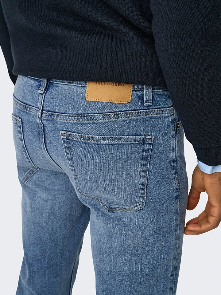 ONLY & SONS Jeans - Slim fit - in Blau günstig kaufen