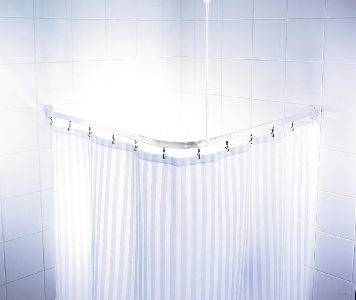 Ridder Vorhangschiene ca. 90x90 cm weiß