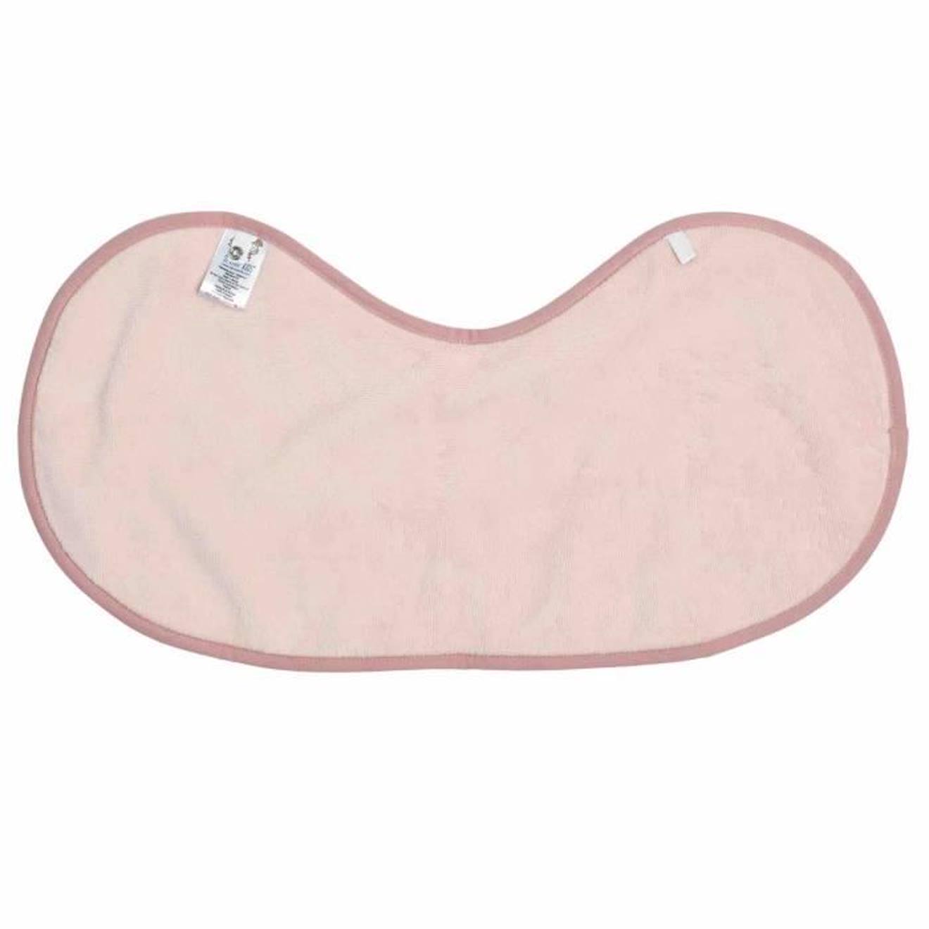 Bavoir d'épaule en gaze de coton et bambou Rose 56 x 28 cm rose