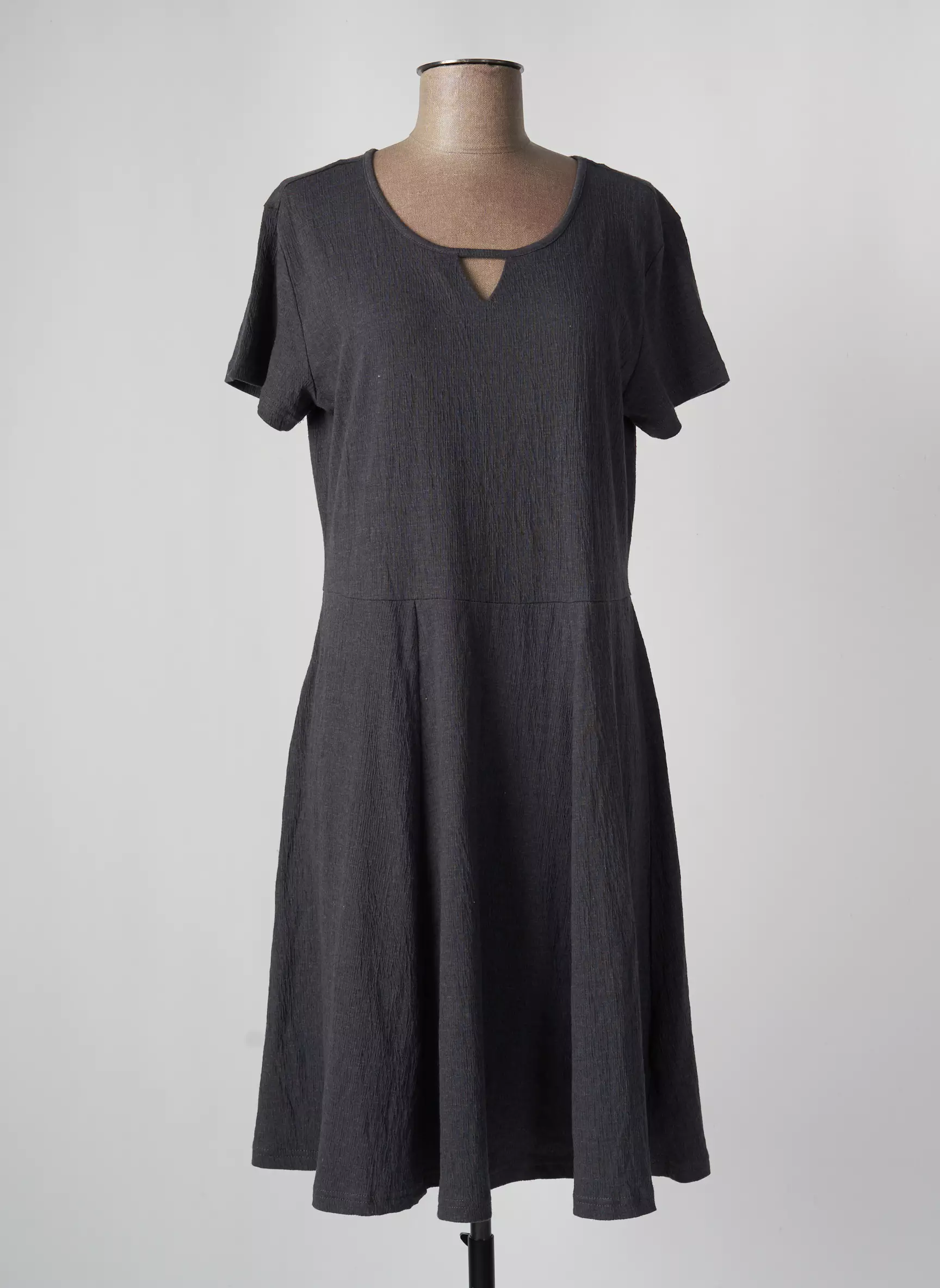 Fransa Robes Mi Longues Femme couleur gris