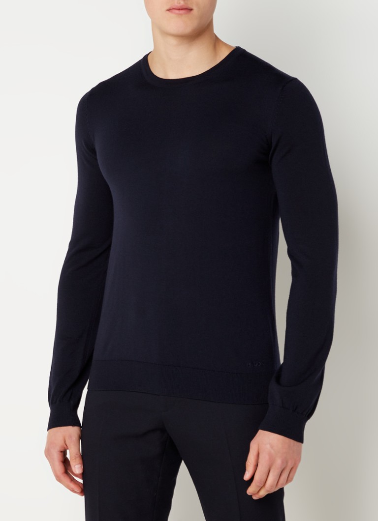 Maglione San Cedric in lana pregiata di Hugo Boss