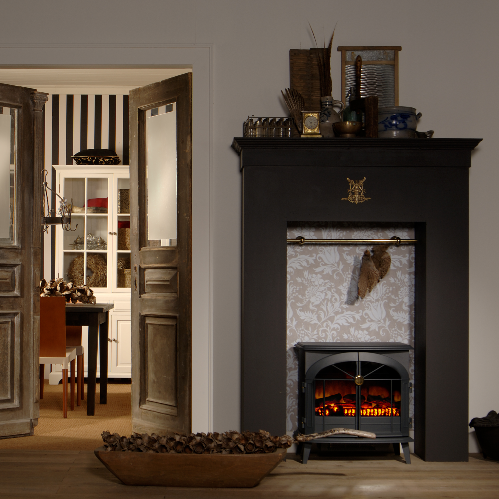 Kamin Stockbridge schwarz
