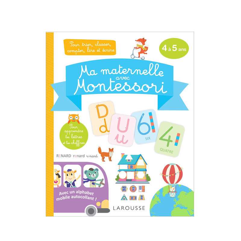 Livre Ma maternelle avec Montessori 4/5 ans - Larousse Jeunesse