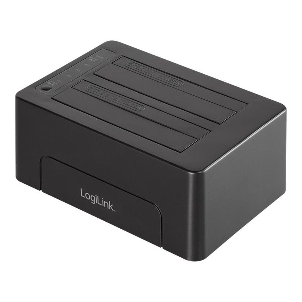 LogiLink Festplatten-Dockingstation QP0028, (1 St., USB 3.1 Gen 2 Quickport), 2-Port für 2,5/3,5