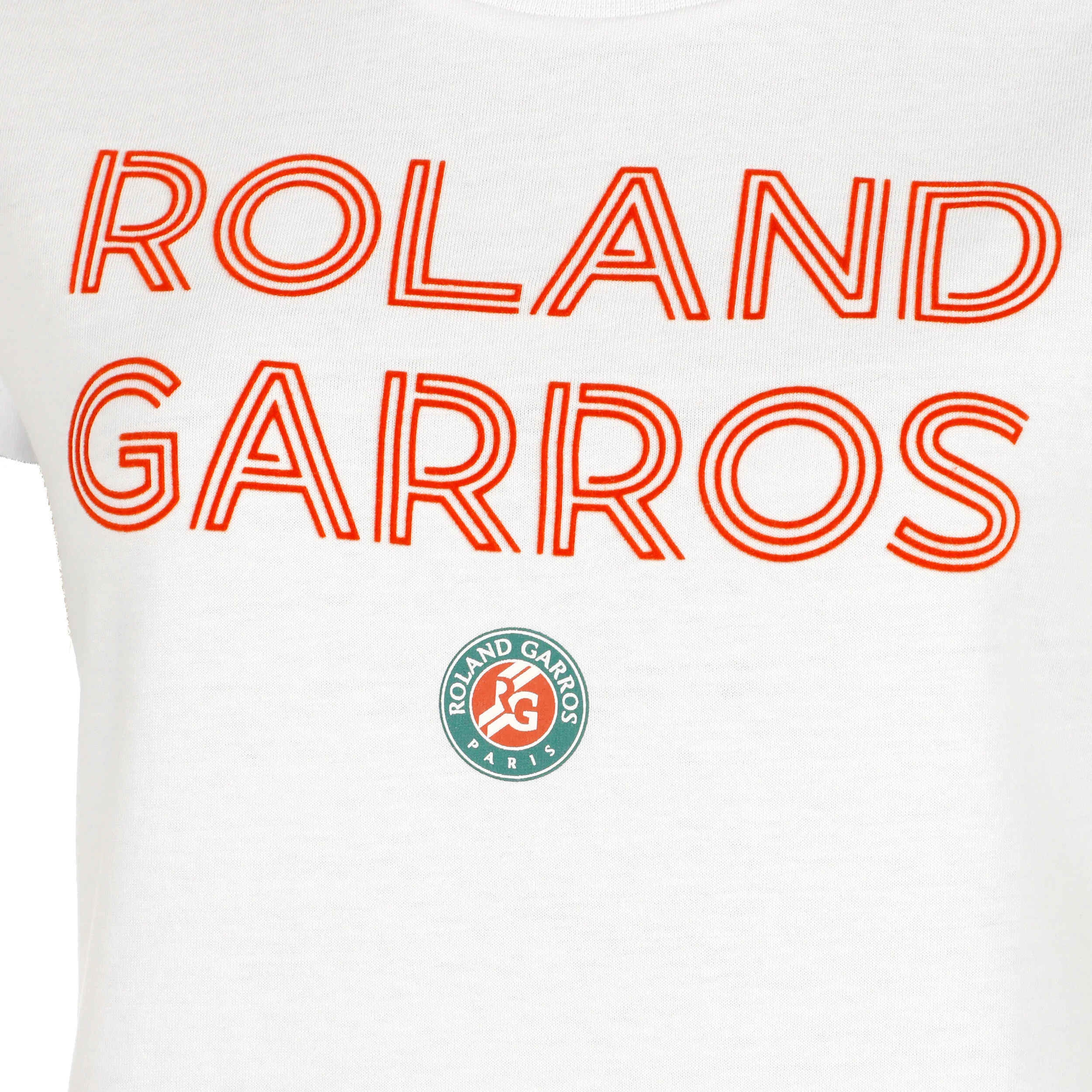 Roland Garros T-Shirt Damen - Weiß