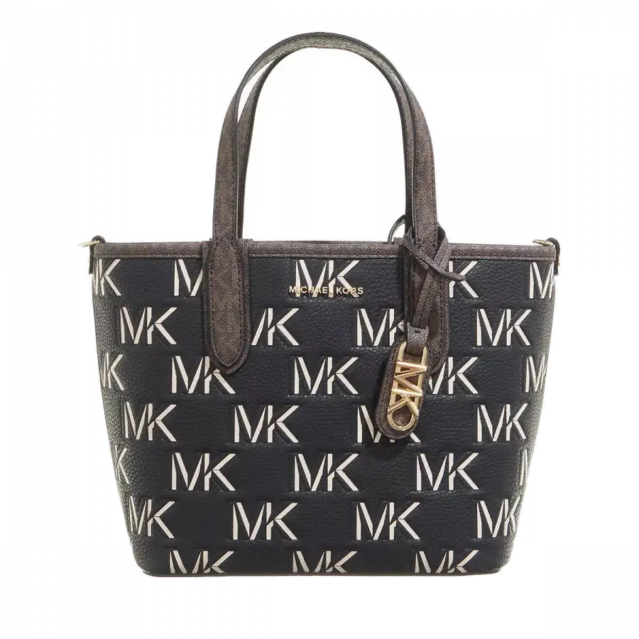 Michael Kors - Michael Kors Handle Bags Canvas Dark Brown - braun