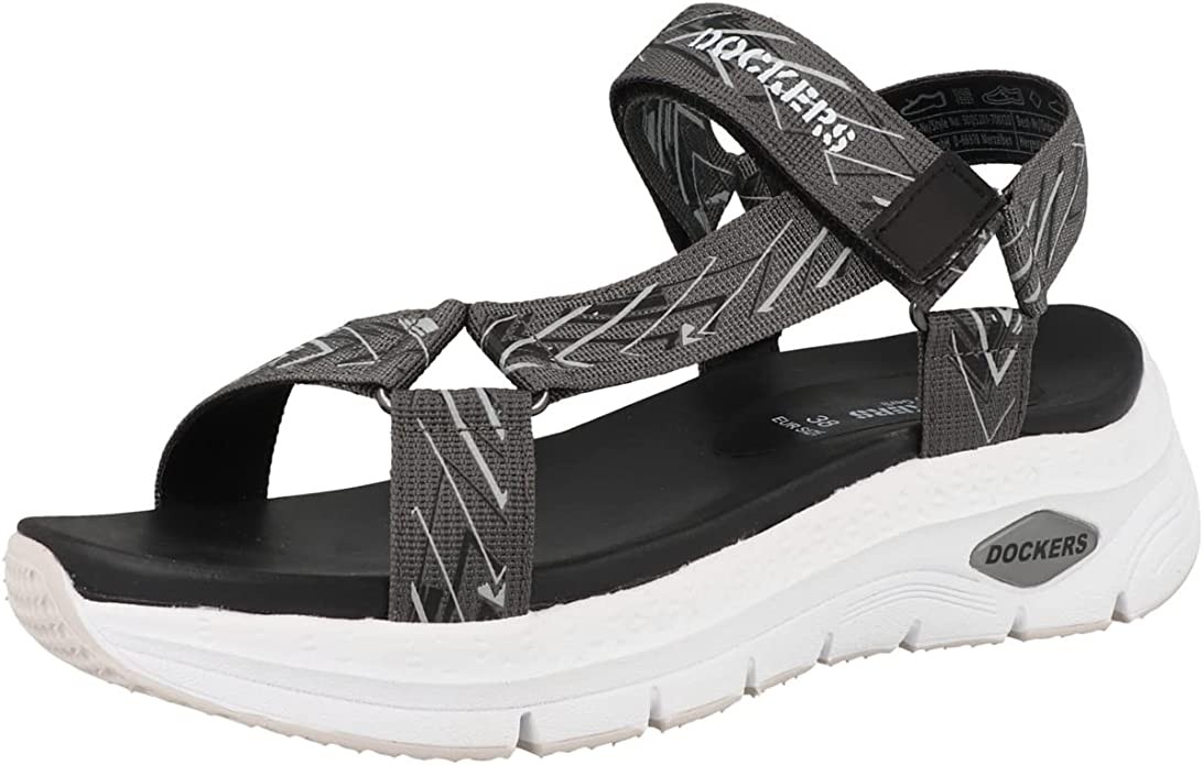 DOCKERS Klassische Sandalen schwarz