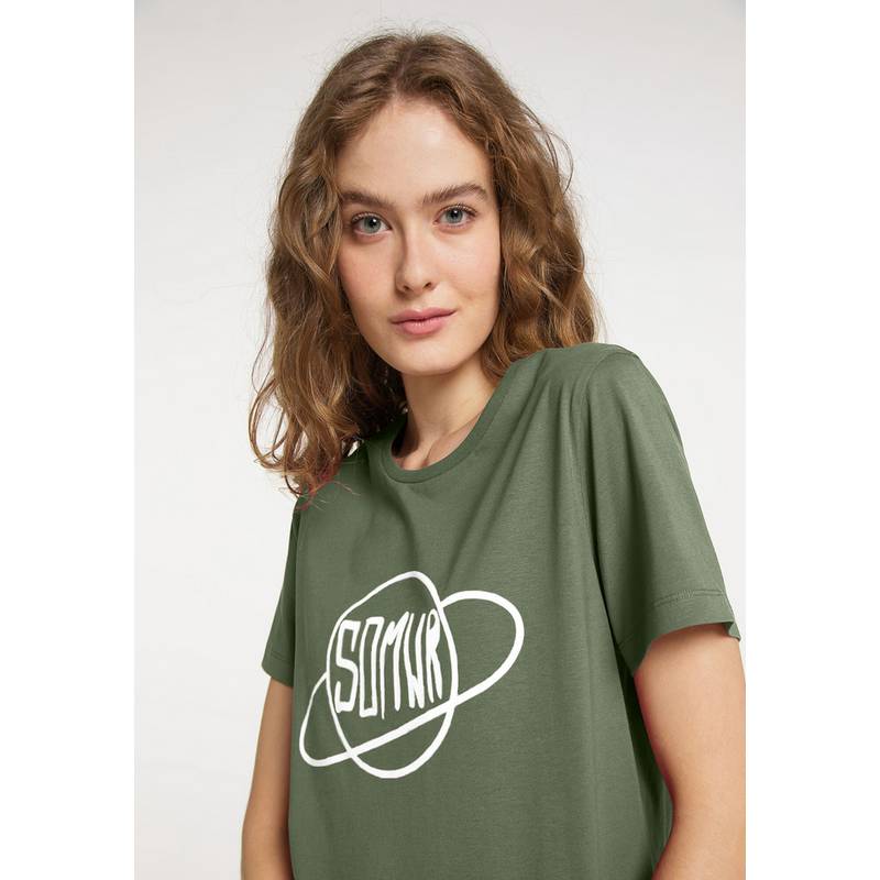 SOMWR THE PLANET#S HERE T-Shirt Damen