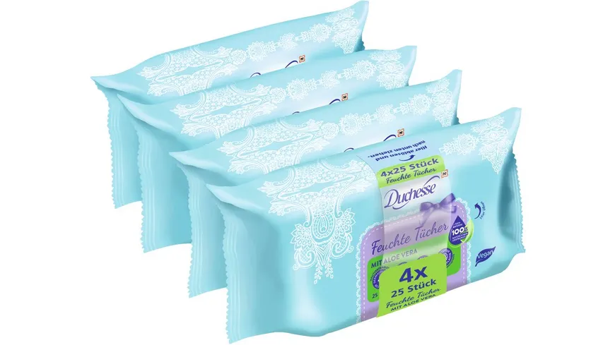 Duchesse Feuchte Tücher mit Aloe Vera