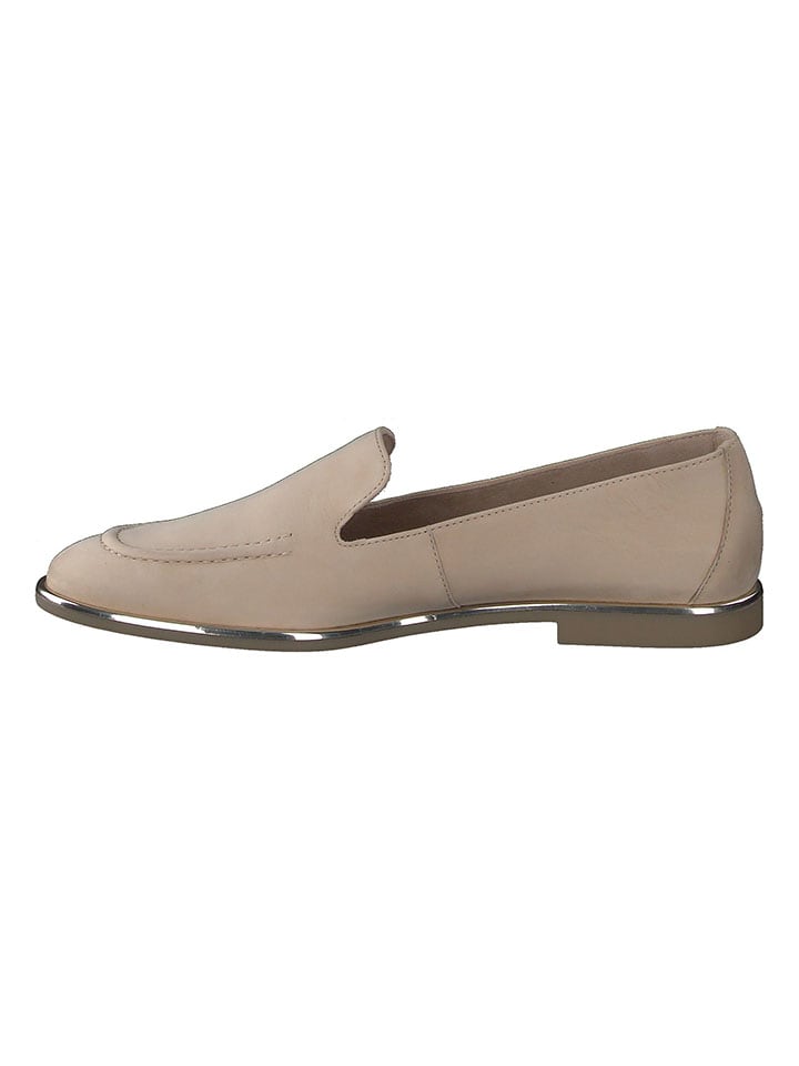Paul Green Leder-Mokassins in Beige günstig kaufen