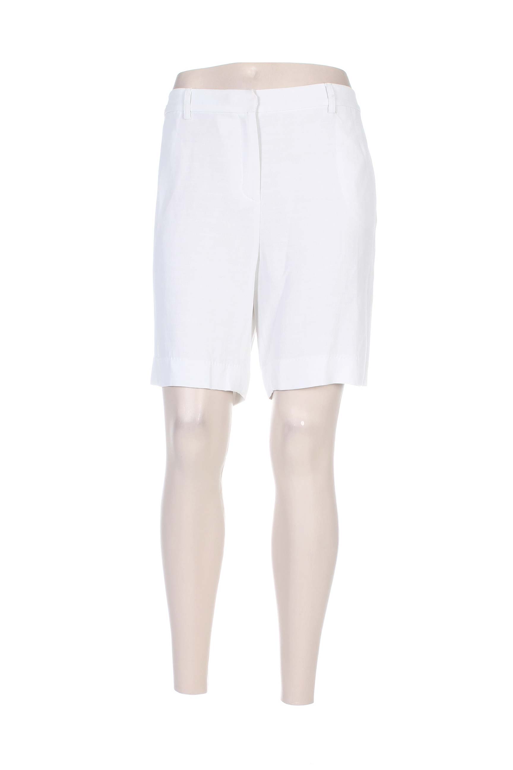 Les Prairies De Paris Bermudas Femme couleur blanc