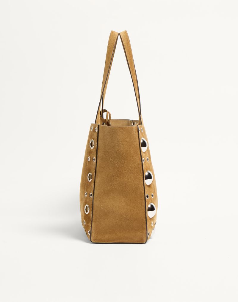 Valentino Garavani Nellcôte Medium Suede Shopping Bag