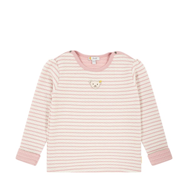 T-Shirt langarm, rosa für Mädchen