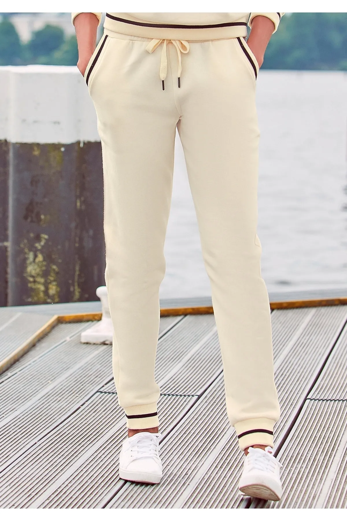 LASCANA  Jogginghose - Beige - Relaxed