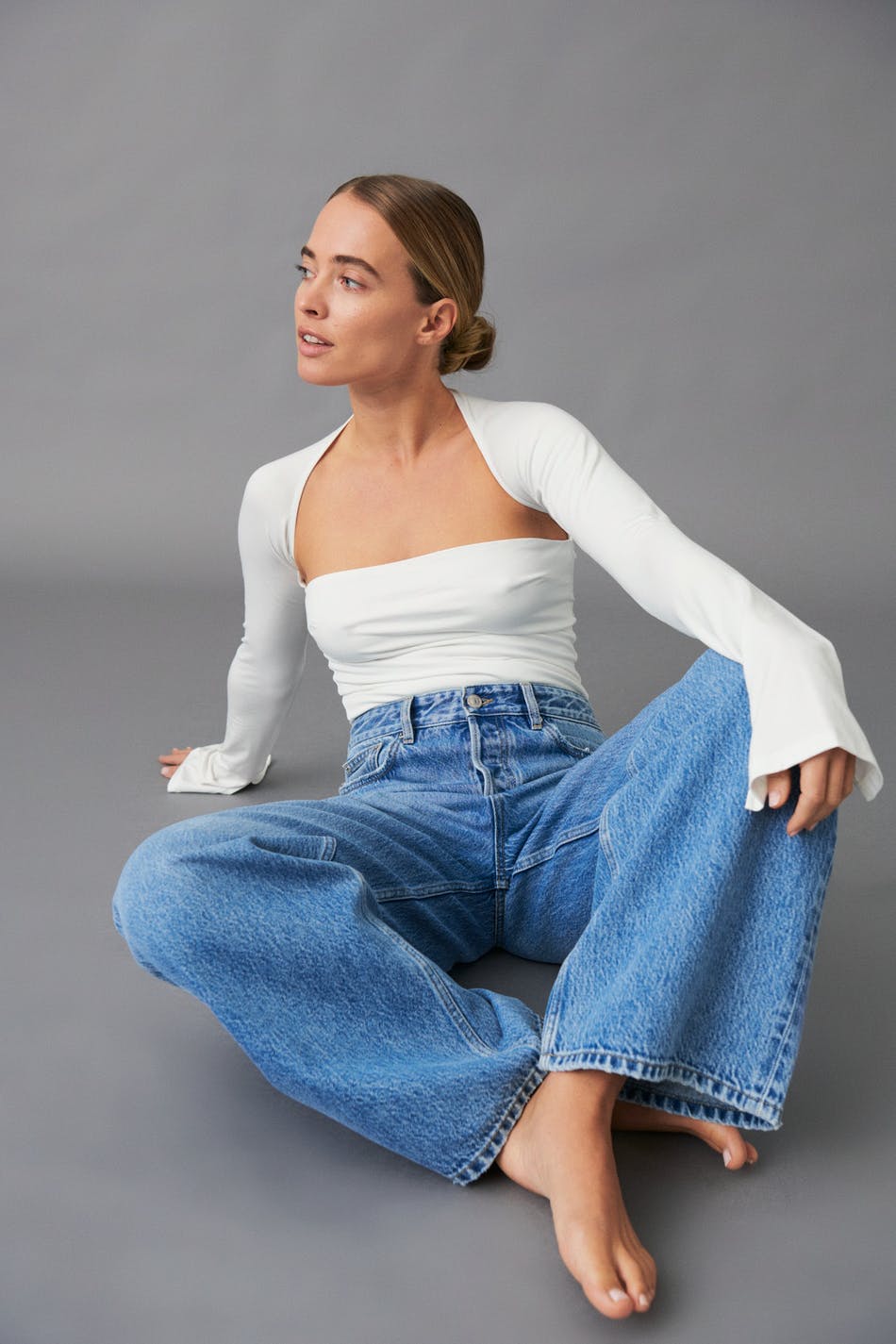 Baggy wide jeans