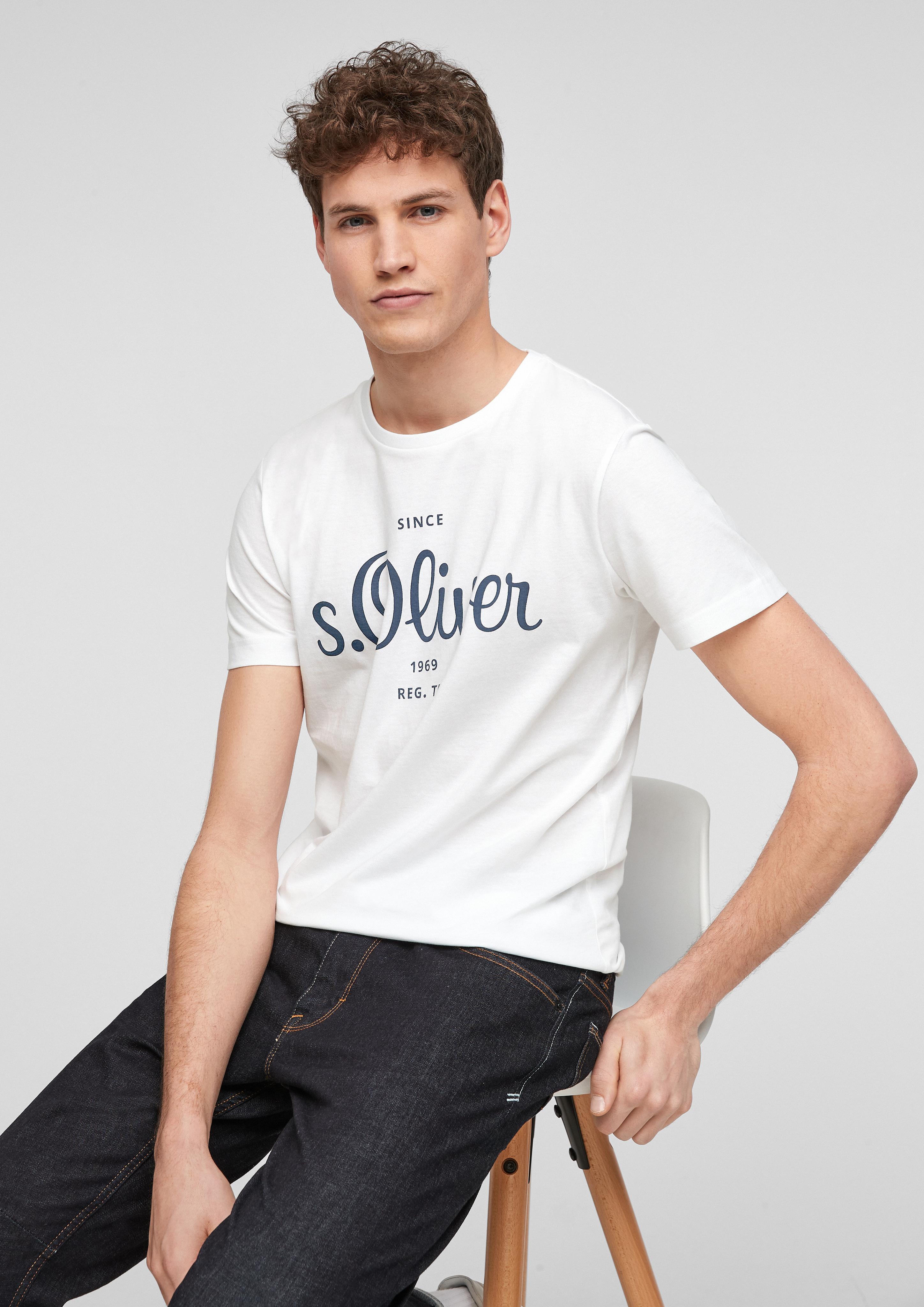 Labelshirt aus Jersey  03.899.32.6954-0100