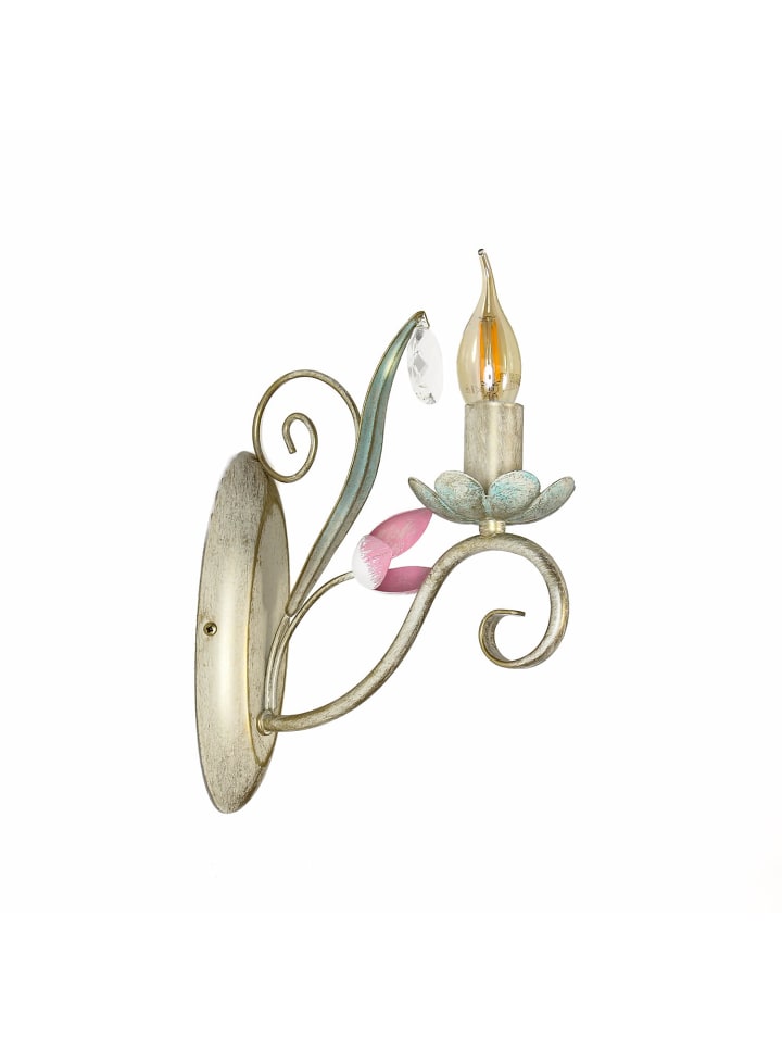 Licht-Erlebnisse Wandlampe in Weiß Rosa Grün günstig kaufen onesize