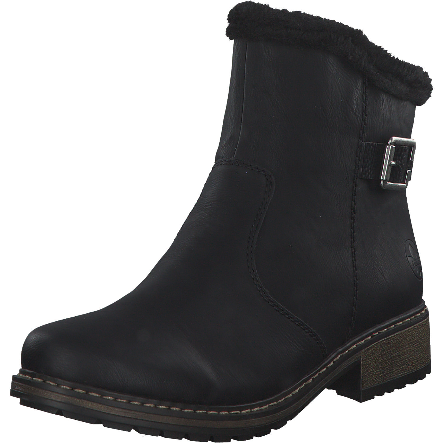Rieker Z6862, Winterstiefeletten, Damen, schwarz/schwarz/nero