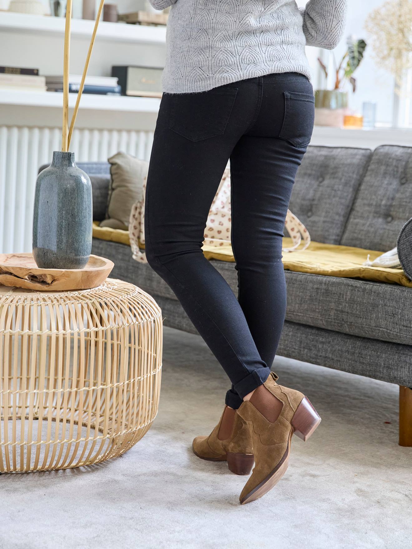 Jean skinny de grossesse stone