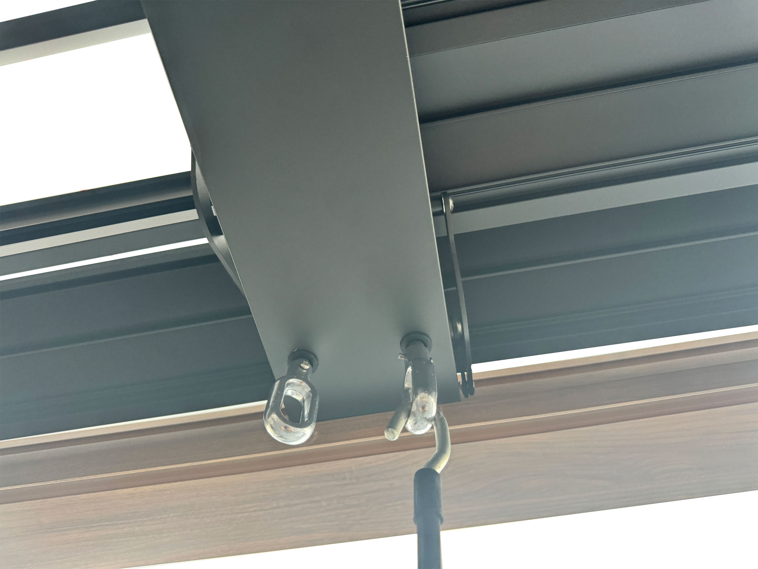 OUTDOORGartenpavillon 3x4 m Teakoptik