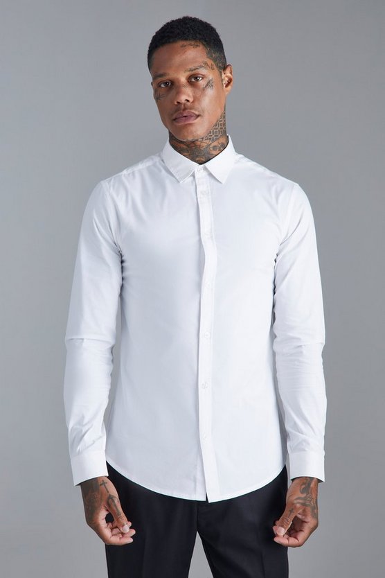 Langärmliges Slim-Fit Hemd