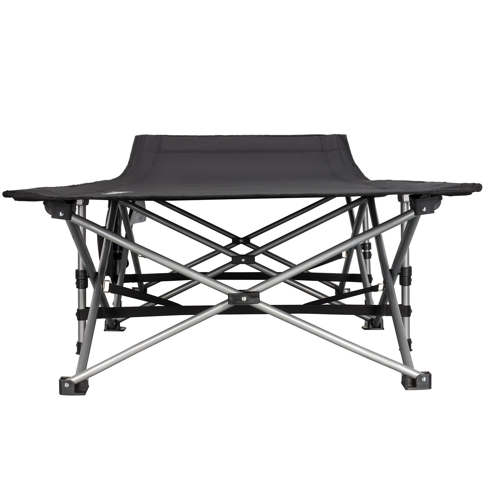 KingCamp Feldbett Feldbett XL Outdoor Camping Liege Gäste Klappbett Stahl 208x75cm 200kg