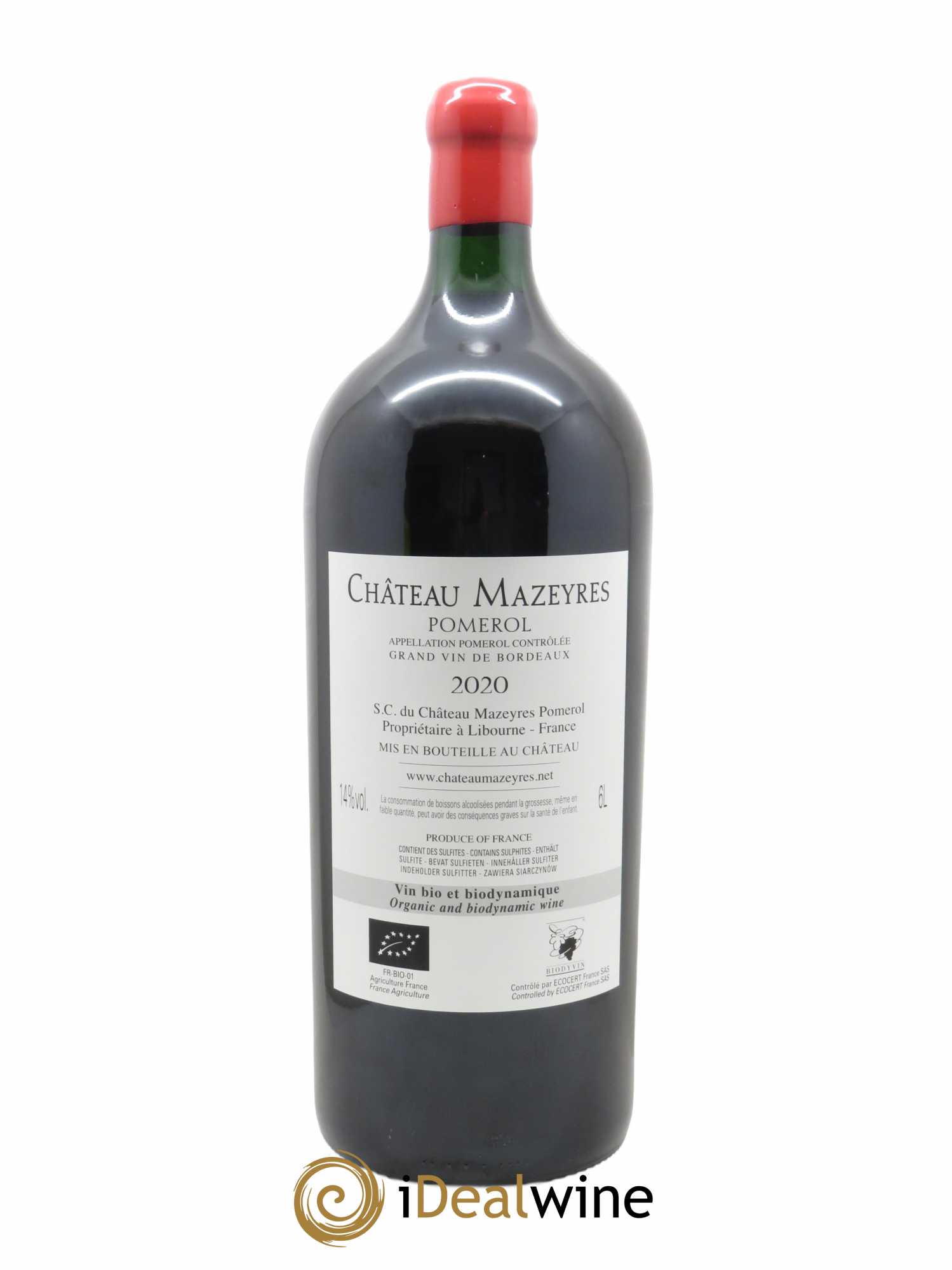 Château Mazeyres  2020 - Lot de 1 Impériale