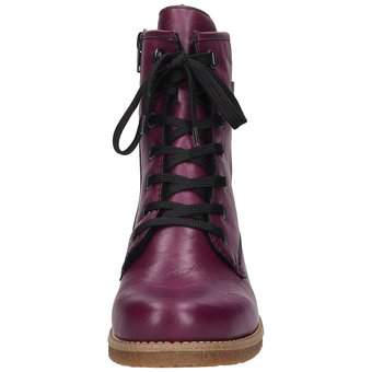 Rieker Schnürstiefelette in lila