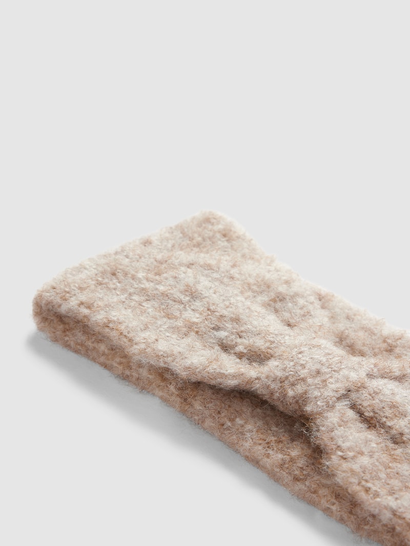 Stirnband mit Knoten-Detail in taupe