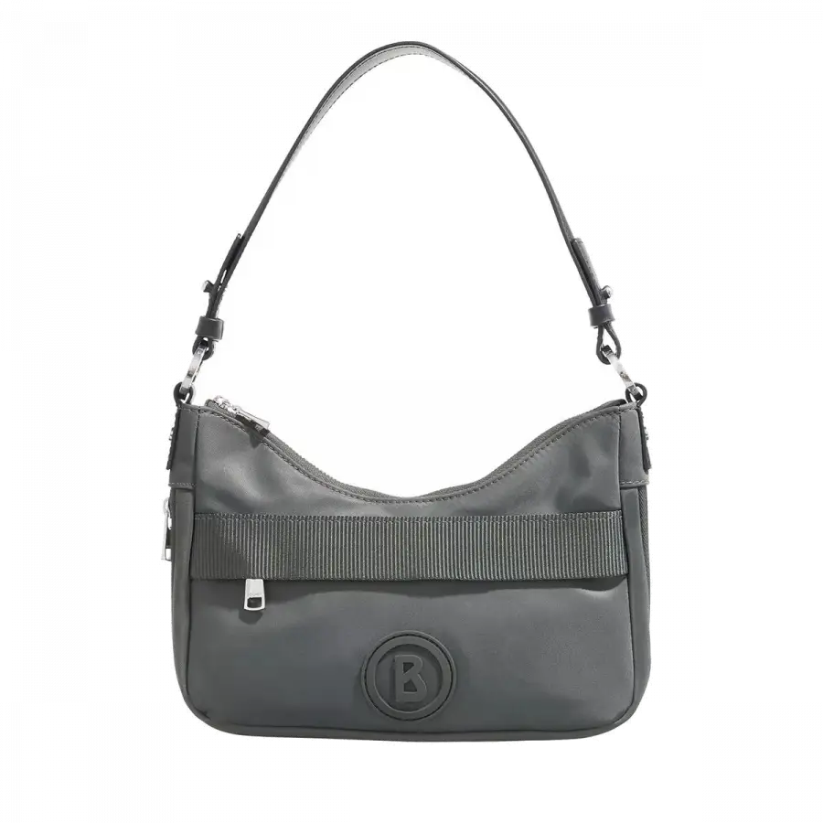 Bogner - Bogner Shoulder Bags Leder Dark Gray - grau