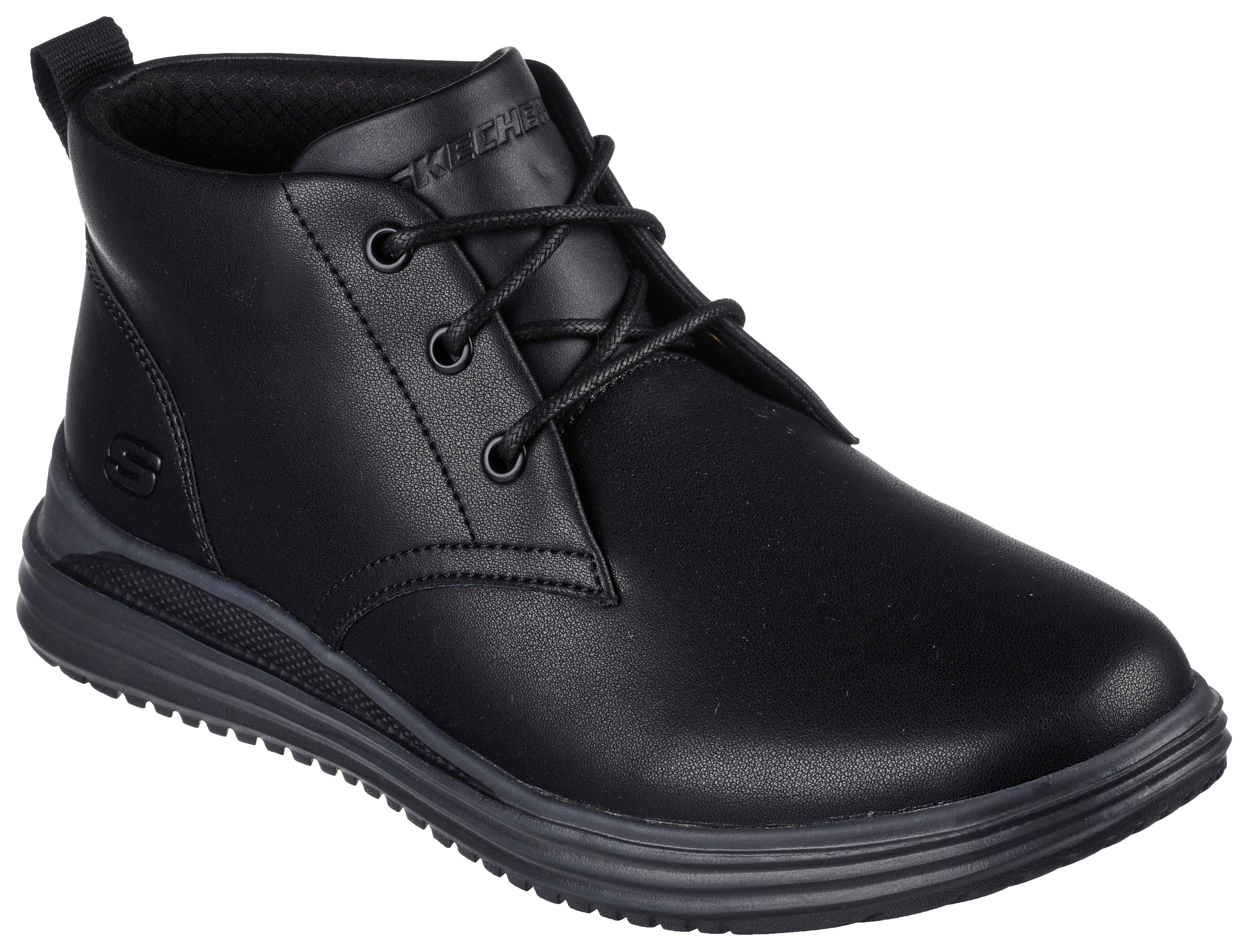 Skechers PROVEN-YERMO Schnürboots in glänzender Optik