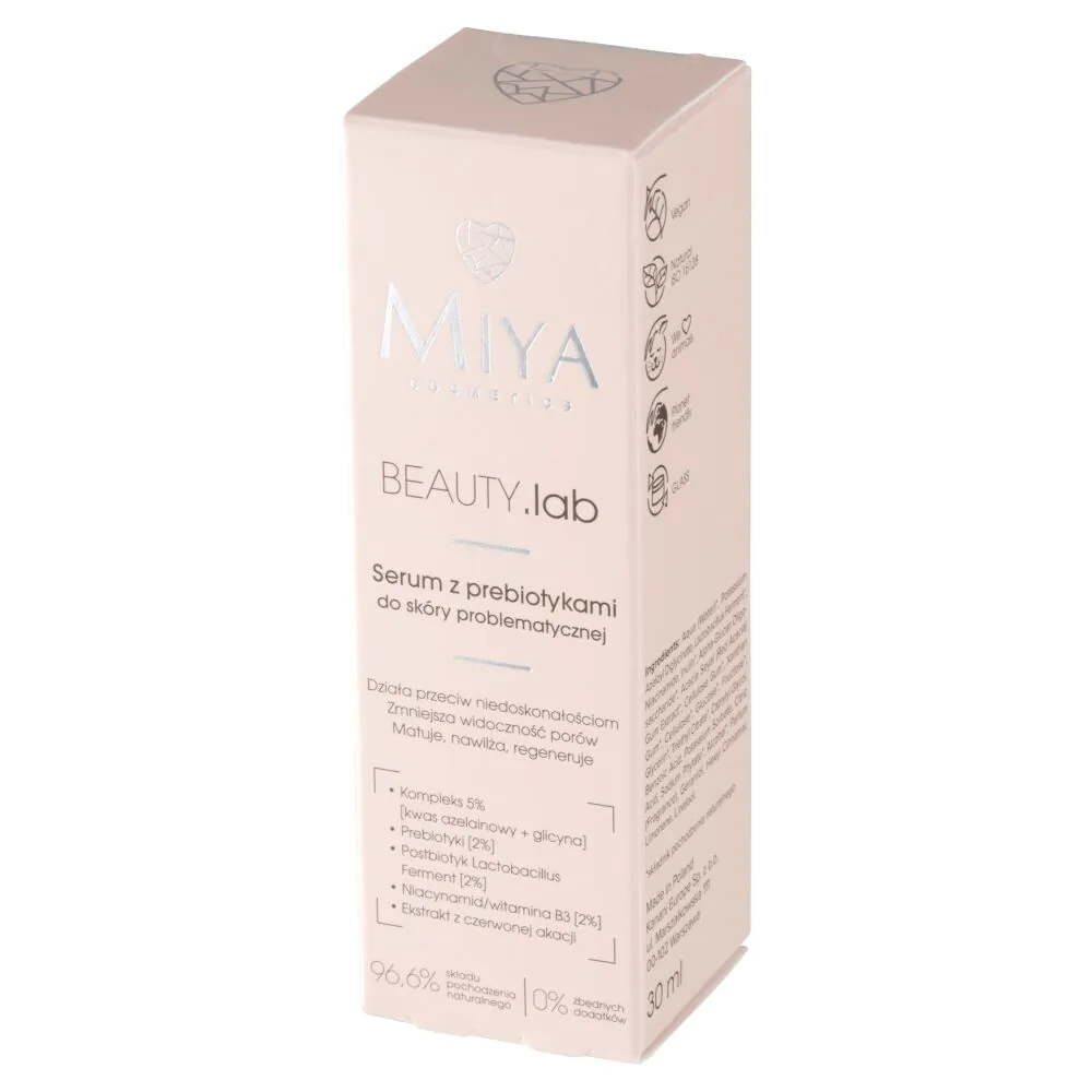 Miya Beauty.Lab serumas su prebiotikais probleminei odai