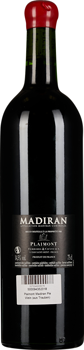 Plaimont Madiran Plénitude 2018
