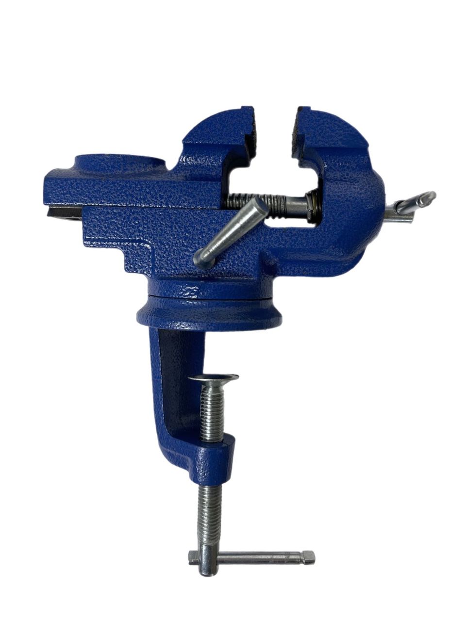 Vago-Tools Schraubstock Tischschraubstock 50mm mini drehbar 360° Werkbankschraubstock