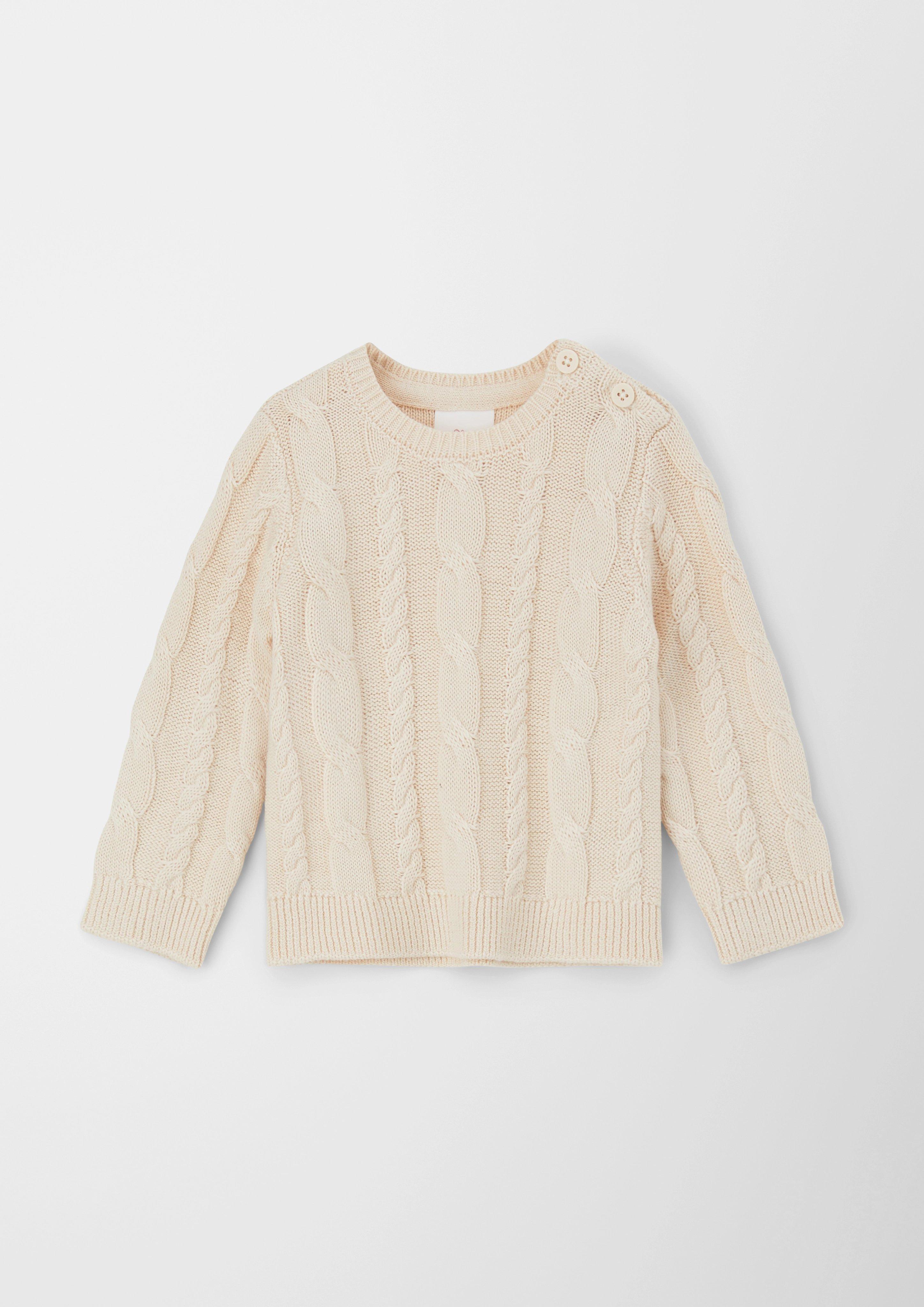 Pullover mit Strickmuster  2123330-0805
