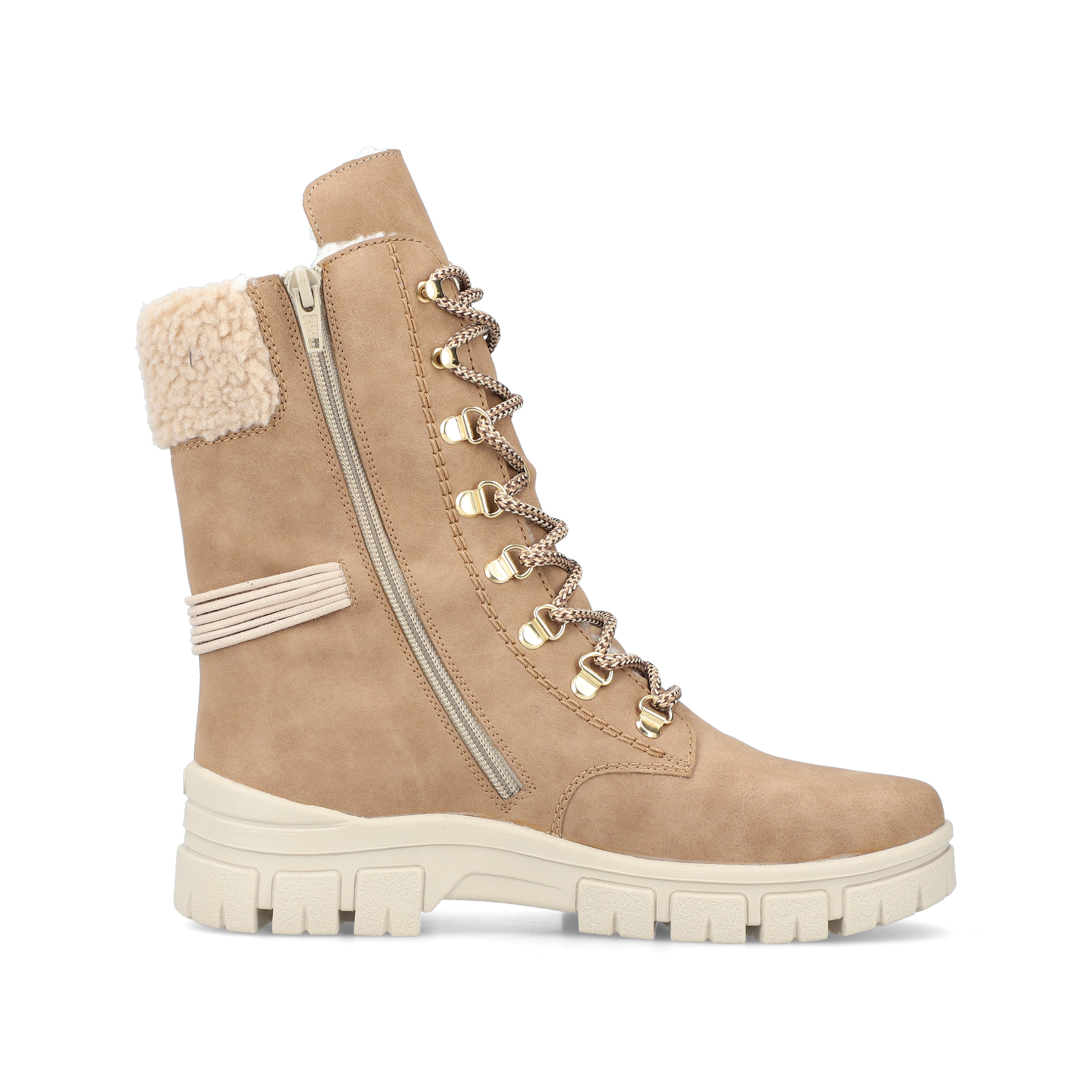 Rieker Damen Schnürstiefel noisette