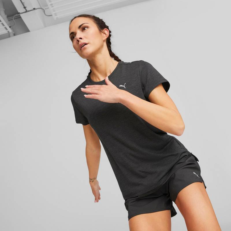PUMA RUN FAVORITE HEATHER Funktionsshirt Damen