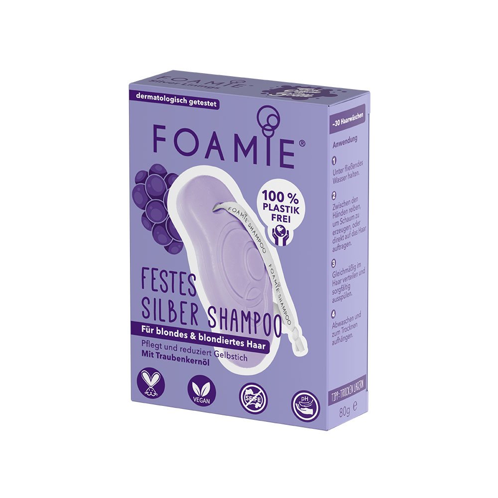 FOAMIE Festes Shampoo Silver Linings - Für blondes Haar