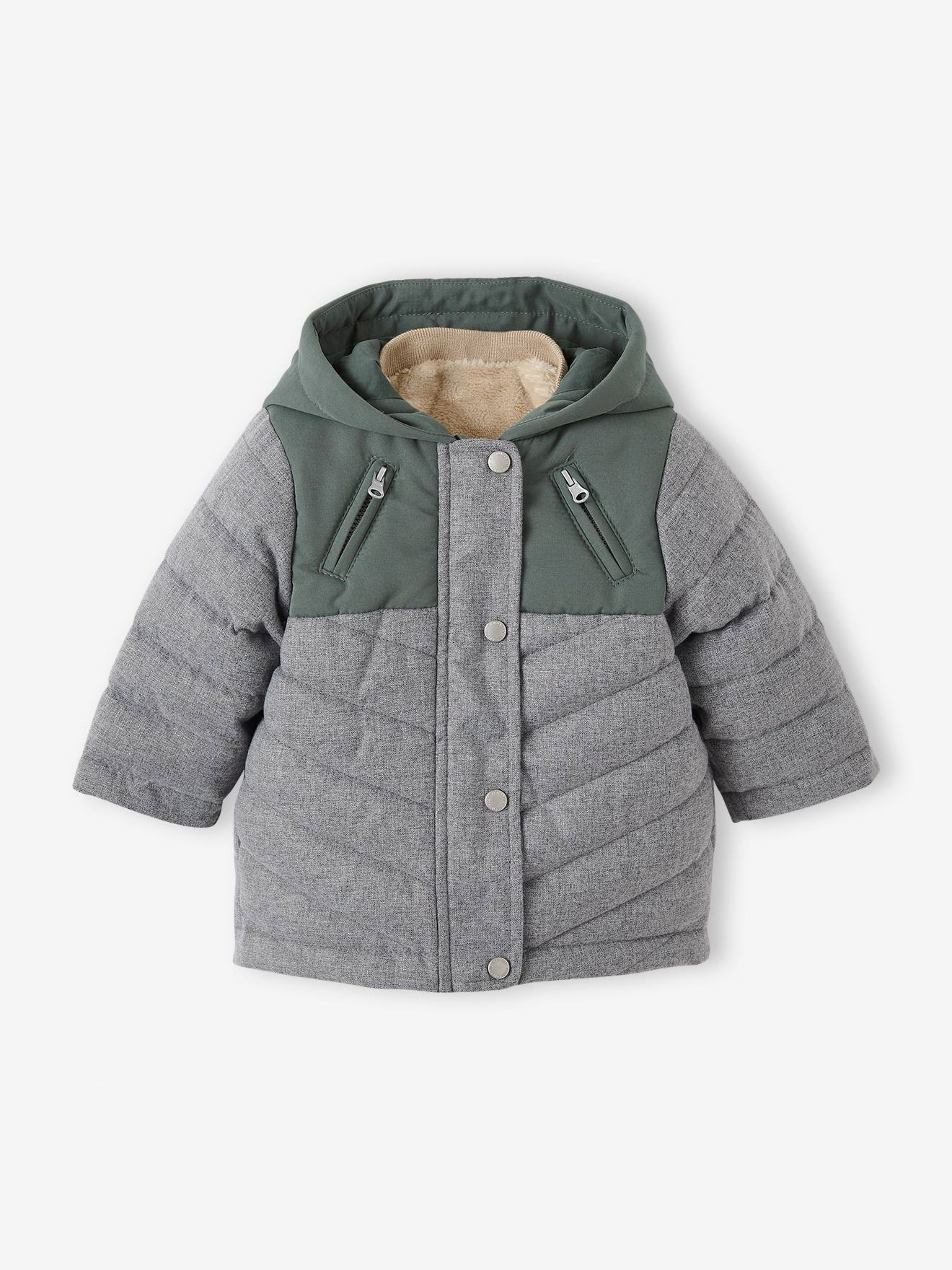 Parka 3 en 1 bébé garçon avec gilet amovible encre