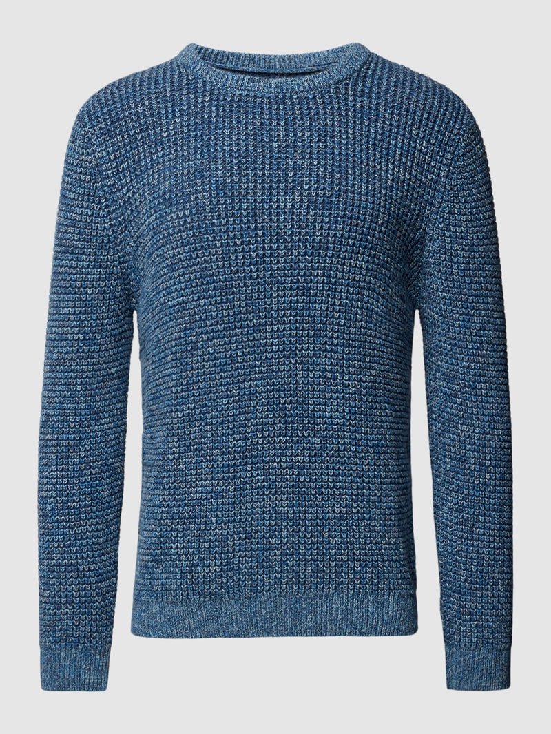 Pullover aus Baumwolle in blau