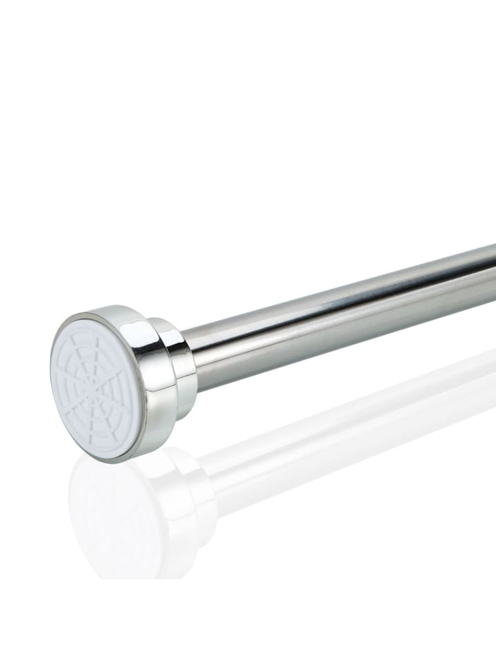 Intirilife Teleskopstange Duschstange Gardinenstange 120-220cm in 60 - 105 cm in SILBER günstig kaufen 100 cm