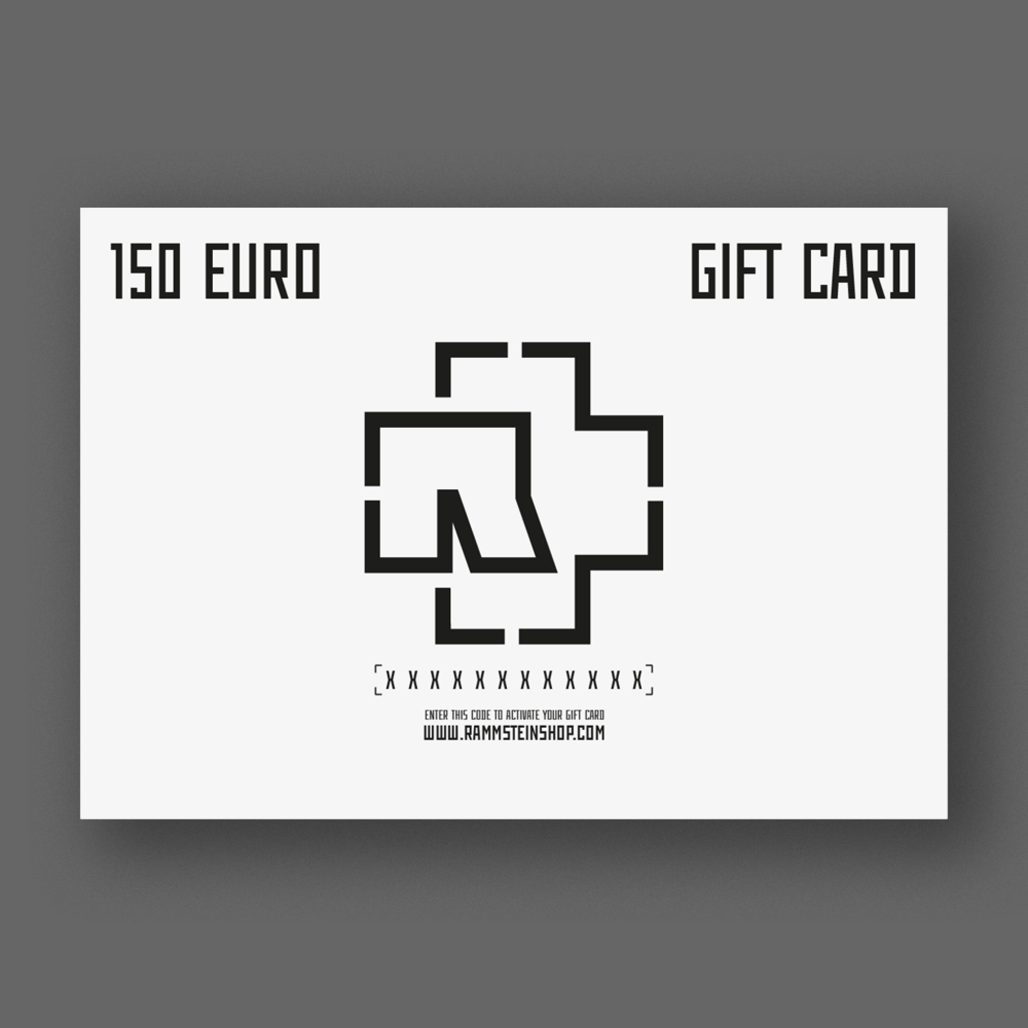 Rammstein Gutschein ”150”