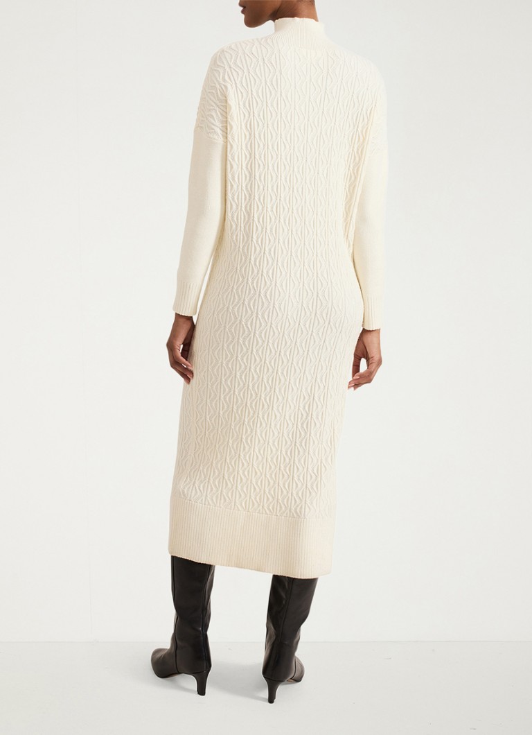 Vestido midi Phase Eight Cadie de punto fino con mangas murciélago.